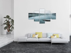 Obraz - lodowe nordyckie jezioro (125x70 cm)
