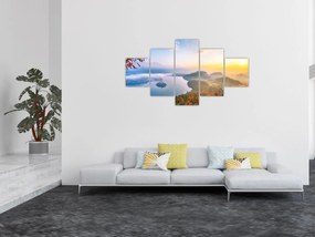 Obraz - Jezioro Bled (125x70 cm)