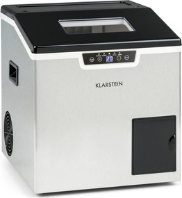 Klarstein IceFestival 20kg/24h 1.8L Kostkarka do Lodu Srebrny/Czarny