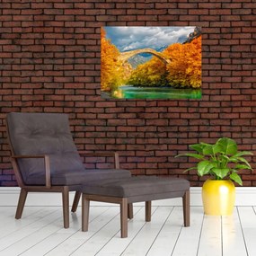 Obraz na szkle - Most Konitsa (70x50 cm)