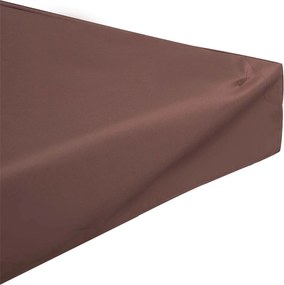 Outsunny baldachim do metalowych pawilonów pawilon ogrodowy namiot imprezowy namiot ogrodowy poliester 3x4 m kawowy