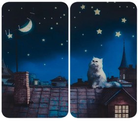 Płyty ochronne na kuchenkę ze szkła hartowanego zestaw 2 szt. 30x52 cm – Maximex
