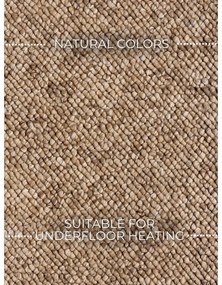 Jasnobrązowy chodnik odpowiedni do prania 80x240 cm Rocco Caramel – Elle Decoration