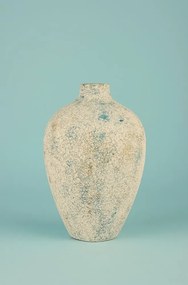 Wazon ceramiczny YL743 Ferrara patyna, beżowy