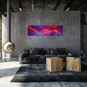 Obraz nowoczesnej abstrakcji (170x50 cm)