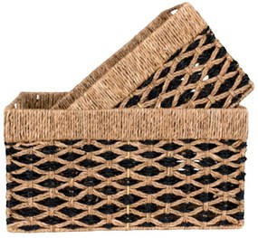 Koszyki z trawy morskiej zestaw 2 szt. 25x40x21 cm Salar – House Nordic