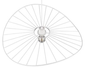 Biała lampa wisząca ø 60 cm Chapeau – Trio