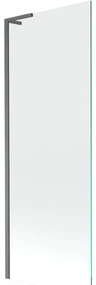 Mexen Next L parawan nawannowy 1-skrzydłowy 70 x 150 cm, transparent, gun gray szczotkowany - 895-070-000-03-00-66