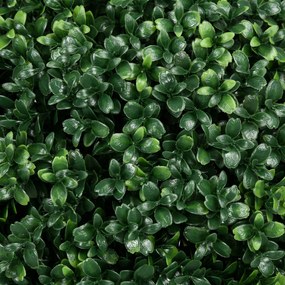 HOMCOM Sztuczny Bukszpan w Zestawie 2 szt., Realistyczny, Odporny na Warunki Atmosferyczne, Łatwy w Pielęgnacji, 70 cm