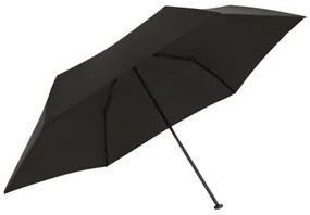 ZERO flat uni po prostu czarny - składany parasol
