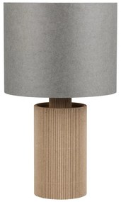 Szaro-beżowa lampa stołowa (wysokość 28 cm) Canio – Trio
