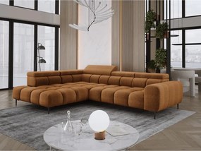 Narożnik PLAZA L Lewostronny z elektryczną regulacją siedziska w tkaninie EDEN 10 WERSAL