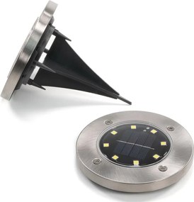 Lampa solarna Garth wbudowana ogrodowa 8 x LED