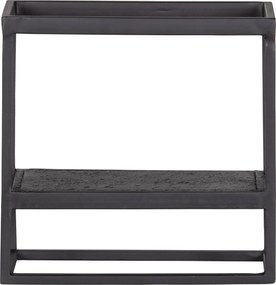 Metalowa półka CASTO 40x40 cm, czarna