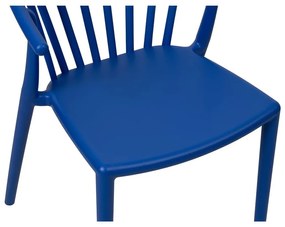 Niebieskie plastikowe krzesło ogrodowe Capri – Bonami Essentials