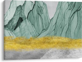 Obraz - Emerald Mountains N⁰1 (70x50 cm)