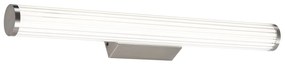 Retro Kinkiet / Lampa scienna Gunmetal 60 cm z LED IP44 - Coco Retro Oswietlenie wewnetrzne
