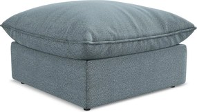 Pufa - z tkaniny bouclé - jeans - MANAO