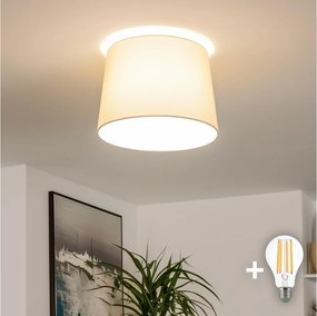 Brilagi - Przysufitowy żyrandol LED CERIA 1xE27/40W/230V Ø 30 cm beżowy