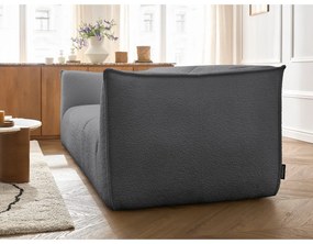 Ciemnoszara sofa z materiału bouclé 242 cm Giorgia – Bobochic Paris