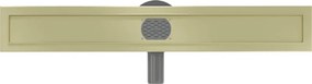 Mexen Flat 360° korpus do odpływu liniowego obrotowy 70 cm, złoty szczotkowany - 1A40070