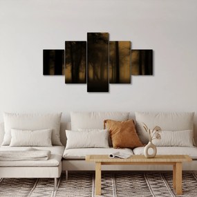 Obraz - Ciemny las (125x70 cm)
