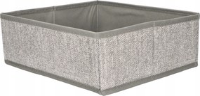 Organizer tekstylny Szary 28x24x10cm do szafy garderoby biura uniwersalny