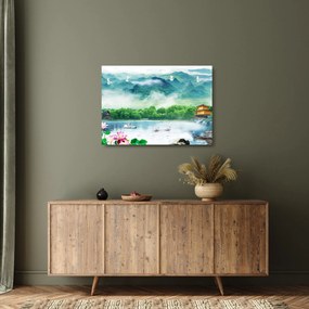Obraz na szkle - Wymarzony krajobraz (70x50 cm)