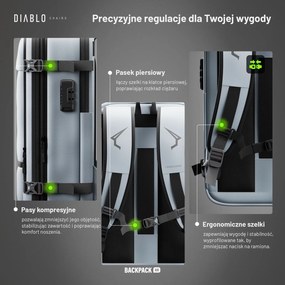 Plecak wielofunkcyjny próżniowy Diablo Backpack Air szary