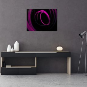 Obraz - fioletowe kresek (70x50 cm)