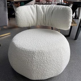 Designerski fotel bez podłokietników Teddy Low