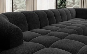 Narożnik VELPA XL Lewostronny z elektryczną regulacją siedziska w tkaninie LOOP 20 WERSAL