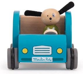 Drewniane auto zabawkowe La Grande Famille Car – Moulin Roty