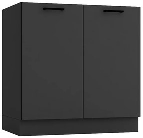 Szafka Kuchenna Stojąca 80 Cm Grafit C9-P10