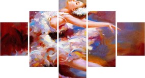 Obraz - Baletnica, malarstwo (125x70 cm)