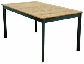 CONCEPT FSC - stół ogrodowy z blatem tekowym 150 x 90 x 75 cm