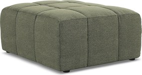 Pufa - z tkaniny bouclé - oliwkowy - ALOHA