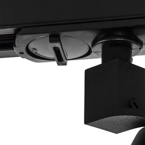 System szynowy z 3 reflektorami czarnymi 1-fazowymi - Go