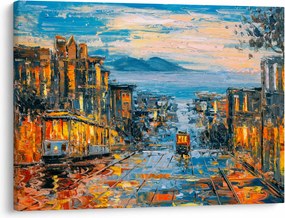 Obraz - Cable Car, San Francisco (70x50 cm)