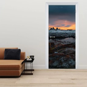 Fototapeta na drzwi - Krajobraz w Nowej Zelandii (95x205cm)