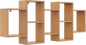 Minimalistyczna półka wisząca olcha G9-W28