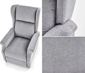 Fotel wypoczynkowy z rozkładanym siedziskiem Agustin