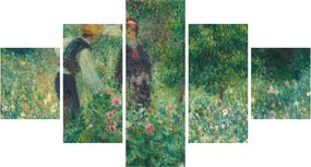 Obraz - Auguste Renoir, Picking Flowers, reprodukcje (125x70 cm)