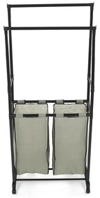 Stojak z miejscem do przechowywania GD-176 BK,plastik, czarny