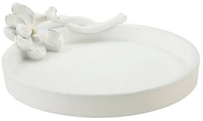 Taca dekoracyjna z żywicy polimerowej ø 21 cm Magnolia – Mauro Ferretti