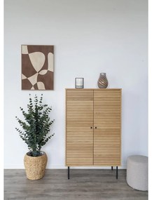 Szafka w dekorze dębu w naturalnym kolorze 80x130 cm Kyoto – House Nordic