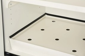 Szafa przeciwpożarowa na substancje niebezpieczne, typ 30, 1200 × 615 × 1950 mm, dwudrzwiowa