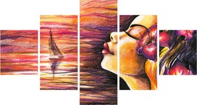 Obraz - Wspomnienia lata (125x70 cm)