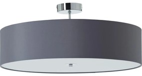 Brilliant - Żyrandol natynkowy ANDRIA 3xE27/60W/230V śr. 60 cm antracyt