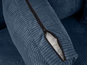 Rozkładana narożna sofa SMART COSARO granatowa, dwustronna + 2 poduszki GRATIS